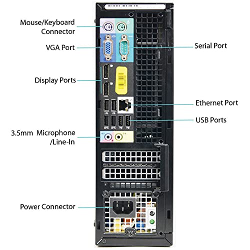 Dell PC 7010 SFF Intel Core i5 3470 3,20 GHz , RAM 8 GB , 500 GB , DVD + RW , Win 10 PRO (Reacondicionado)