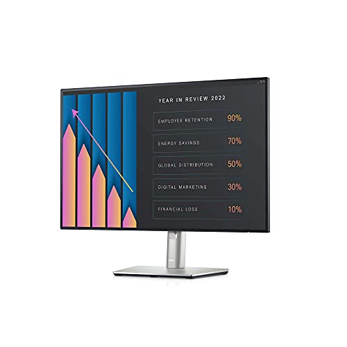 Dell U2421E Écran de PC 24" UltraSharp WUXGA LCD à rétroéclairage LED IPS 60 Hz 8 ms Noir, Argent