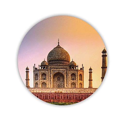 Desconocido Bonita Compatible para Coaster Circle con Taj Mahal Niña MDF