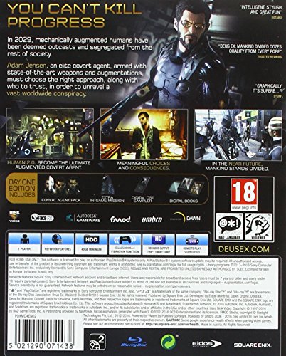Deus Ex: Mankind Divided Day One Edition [Importación Inglesa]