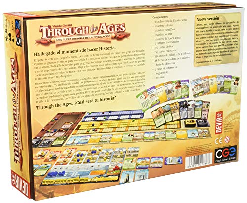 Devir - Through the Ages: Una nueva historia de la civilización, juego de mesa (BGHTAGES)