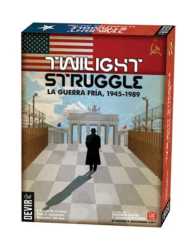 Devir - Twilight Struggle: la Guerra Fría, 1945-1989, Juego de Mesa (BGTWIST)