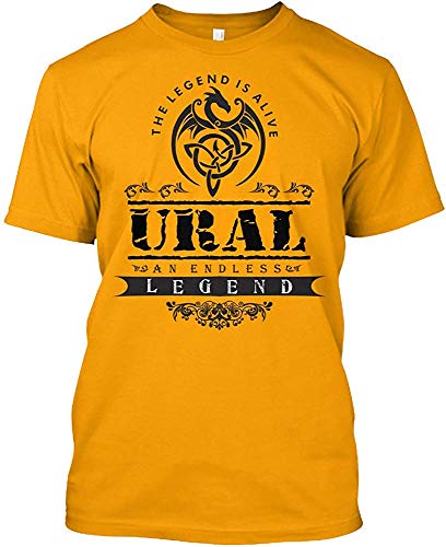 DGshirt Hombre's The Legend is Alive Ural an Endless Legend Tshirt Cotton Funny Printed Xmas Gift tee