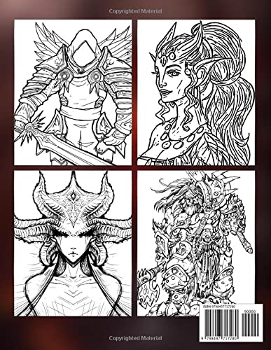 Diablo Coloring Book: Diable Series Gift Idea For Adults Teens Activity Game Lover