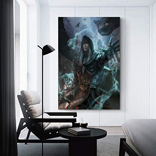 Diablo - Póster decorativo para decoración de dormitorio (50 x 75 cm)