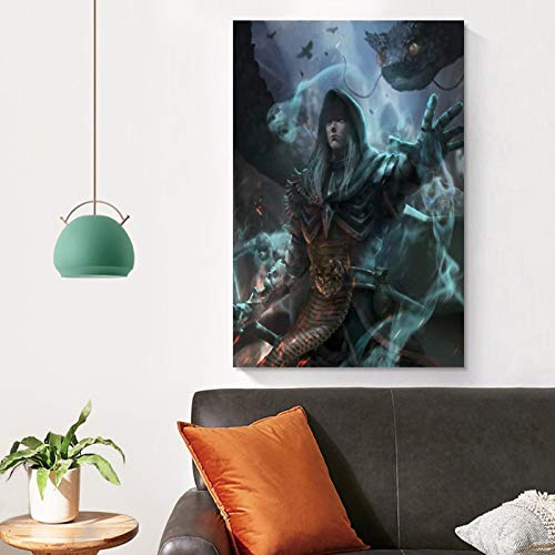 Diablo - Póster decorativo para decoración de dormitorio (50 x 75 cm)