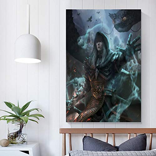 Diablo - Póster decorativo para decoración de dormitorio (50 x 75 cm)