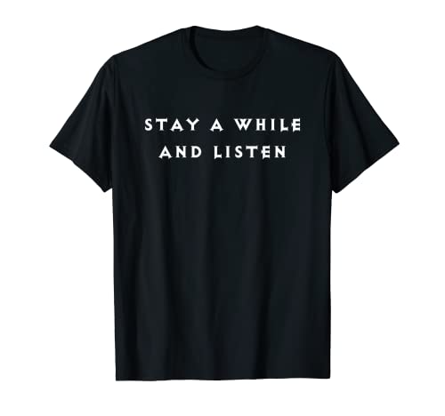 DIablo "Quédate un rato y escucha" v2 Camiseta