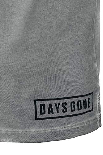 Difuzed Day' s Gone Morior Invictus - Camiseta Larga, Gris, XXL