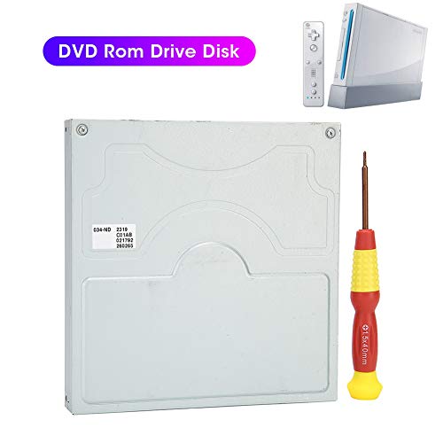 Disco de Unidad de DVD ROM Profesional para Consola WiiU con Destornillador, Pieza de Reparación de Repuesto de Disco de Unidad para Máquina de Juego WiiU, RD ‑ DKL034 ‑ ND