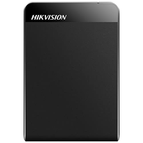 Disco Duro Externo 1TB Ultra Slim Portable Hard Drive USB 3.0 HDD Storage Compatible para PC, computadora de Escritorio, computadora portátil, Xbox, Xbox One, PS4 (Negro) -HIKVISION