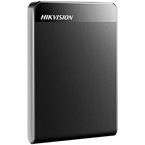 Disco Duro Externo 1TB Ultra Slim Portable Hard Drive USB 3.0 HDD Storage Compatible para PC, computadora de Escritorio, computadora portátil, Xbox, Xbox One, PS4 (Negro) -HIKVISION