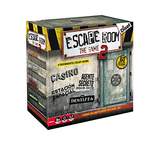 Diset- Escape room the game 2 - Juego de mesa adulto a partir de 16 años