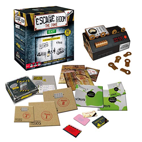 Diset - Escape Room the game, Juego de mesa adulto a partir de 16 años