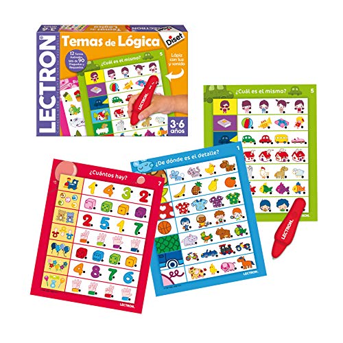Diset - Lectron Lápiz Temas De Lógica - Juego educativo a partir de 3 años
