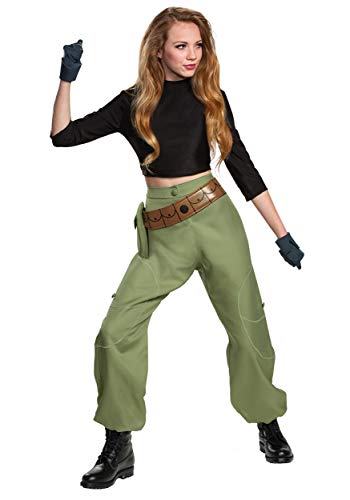 Disguise Kim Possible Animated Series Womens Kim Possible Fancy Dress Costume Medium