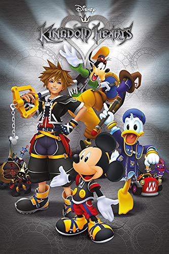 Disney Póster Kingdom Hearts - Classic/Personajes (61cm x 91,5cm)