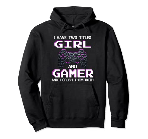 Divertido Gamer Chica Juegos Chicas Adolescentes Mujeres Videojuegos Sudadera con Capucha