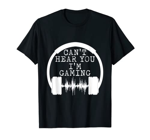 Divertido Gamer Juegos PC Escúchate Juego Reproductor Regalo Camiseta