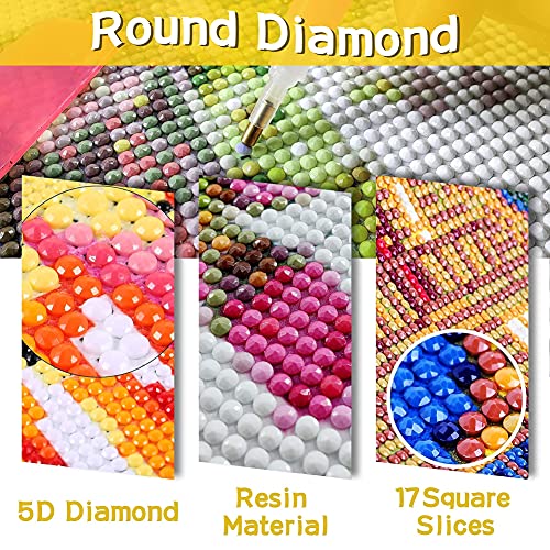 Diy 5D Diamante Pintura Kit,Pavo real Diamond Painting 40x50cm,bordado cuadros punto de cruz kit, manualidades para decoración del hogar