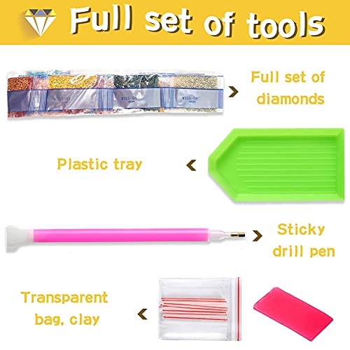 Diy 5D Diamante Pintura Kit,Pavo real Diamond Painting 40x50cm,bordado cuadros punto de cruz kit, manualidades para decoración del hogar