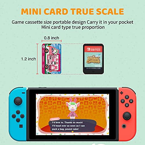 DLseego ACNH 30 piezas Mini NFC Game Tag Rare Character Villager Tarjetas para Animal Crossing New Horizons, tarjeta Amiibo para Switch/Lite, Wii U y 3DS con caja de almacenamiento (Series1-24)