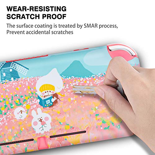 DLseego Switch Lite Skin Sticker Pretty Pattern Full Wrap Skin Película Protectora Pegatina Compatible con Switch Lite-Multicolor