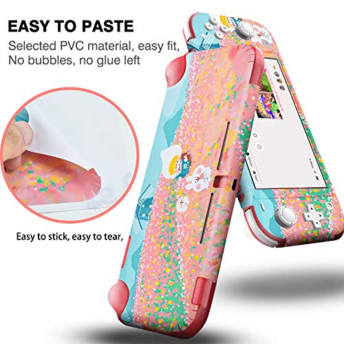 DLseego Switch Lite Skin Sticker Pretty Pattern Full Wrap Skin Película Protectora Pegatina Compatible con Switch Lite-Multicolor
