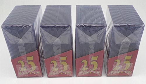 docsmagic.de 4 x 25 Premium Toploader - 3" x 4" - Standard Size - 70 x 96