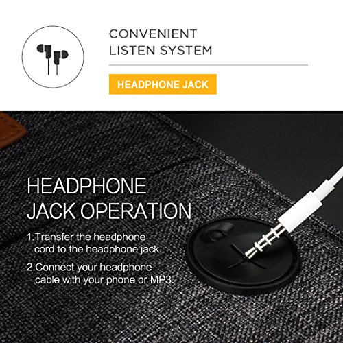 DOMISO 14 Pulgadas Funda Protectora Bolso de Bandolera para Ordenadores Portatiles Tableta 14 Pulgadas/Ultrabook/Apple/Lenovo/Acer/ASUS/HP/DELL/Toshiba, con Puerto de Carga USB, Gris Oscuro