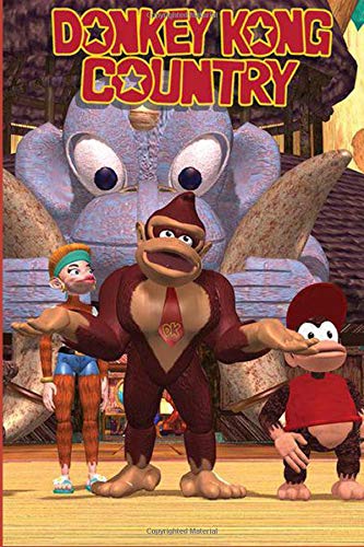 Donkey Kong Country: School Composition Lined Journal, Unique For Teenage Girls Boys Adults, Perfect For Notes, Creative Ideas, Recipes, Diary, To Do ... Gift for kids All Ages (6x9 - 100 Pages)