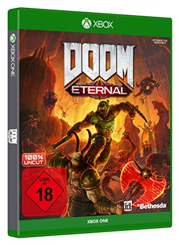 DOOM Eternal inkl. Metal Plate (Exkl. bei Amazon) - Xbox One [Importación alemana]