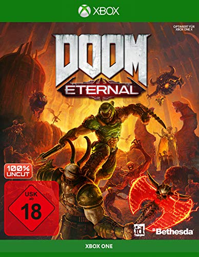 DOOM Eternal inkl. Metal Plate (Exkl. bei Amazon) - Xbox One [Importación alemana]