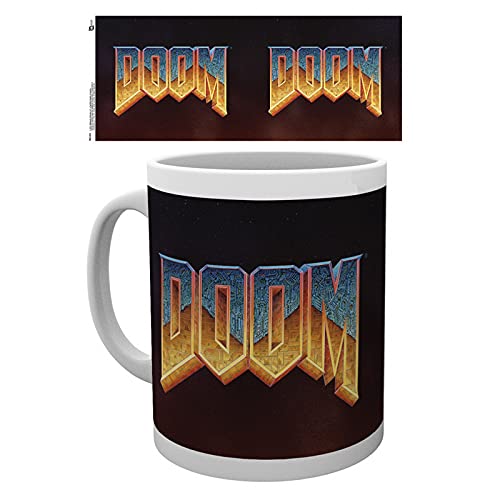 Doom - Taza - Logo Classic - Taza de café - Mug - Cerámica - Caja de regalo