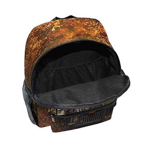 DOSHINE Mochila para niños pequeños, Essex Steam Train Autumn Pre-School Book Bag para niños y niñas