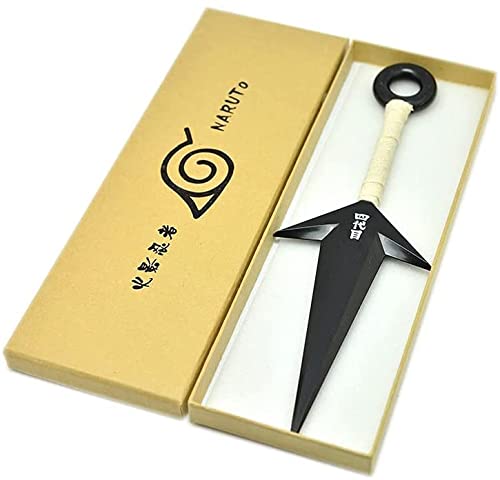 DOULAIMAI El tamaño completo de 26 cm es adecuado para accesorios de disfraz de ninja de la serie de anime, que se utilizan para el juego de roles y completa tu disfraz con kuna japonesa.