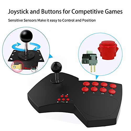 DOYO Arcade Fight Stick, Joystick multifunción para Switch/PC Xinput/PC DirectInput / PS3 / TV Android/Raspberry Pi/NeoGeo