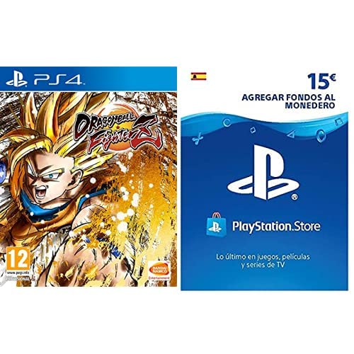 Dragon Ball FighterZ & Sony, PlayStation - Tarjeta Prepago PSN 15€