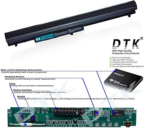 DTK 740715-001 Batería para HP 15 OA04 746641-001 250-G2 HSTNN-LB5S 255-G2 15-d0 CQ14 CQ15 15-G0 OA03 15-H0 15-S0 HSTNN-LB5Y HSTNN-PB5Y Baterías portátiles y netbooks [14.8V 2600mAh]