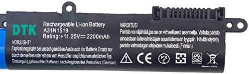 DTK A31N1519 Batería para portátil ASUS F540 F540L F540LA F540S F540SA F540Y R540 A540LA R540L X540 X540LA X540LJ X540S X540SA X540SC X540YA Netbooks 11,25V 2200mAh