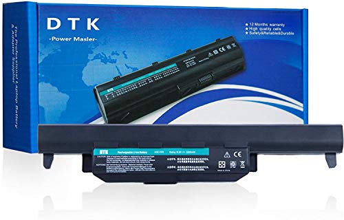 DTK Batería para ASUS R500V A45 A55 A75 K45 K55 K75 R400 R500 R700 U57 X45 X55 X75 P/N A32-K55 A33-K55 A41-K55 A42-K55 Baterías portátiles y netbooks 10.8V 5200mAh