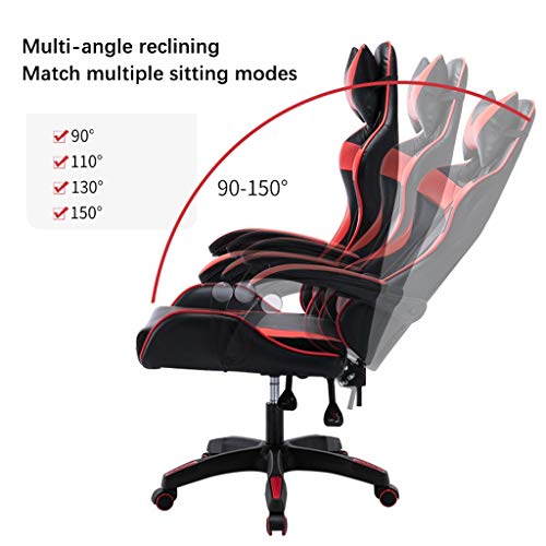 Duan hai rong DHR Sillas de Oficina Juegos for sillas de Respaldo Alto Silla de Oficina Escritorio Silla Silla Silla Silla reclinable Racing Ordenador Silla giratoria Silla PC