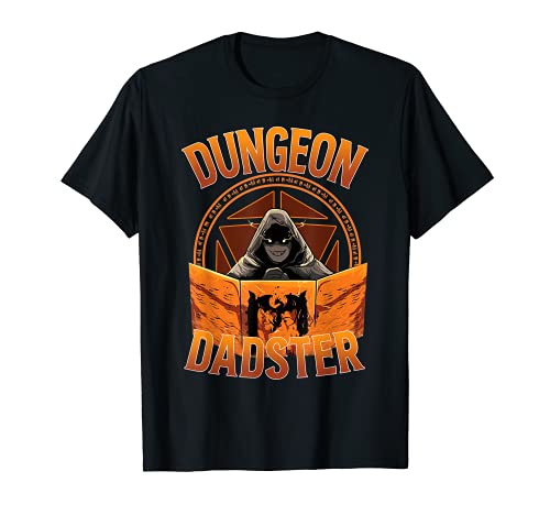 Dungeon Dadster RPG Jugador Dice Roll Master Camiseta