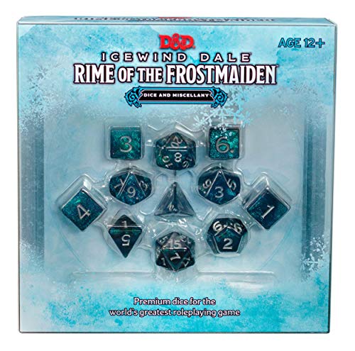 Dungeons & Dragons Icewind Dale: Rime of The Frostmaiden Dados y Miscelánea (Accesorio D&D), C87150000