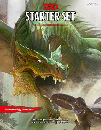 Dungeons & Dragons Starter Set (Six Dice, Five Ready-to-Play D&D Characters With Character Sheets, a Rulebook, and One Adventure): Fantasy Roleplaying Game Starter Set