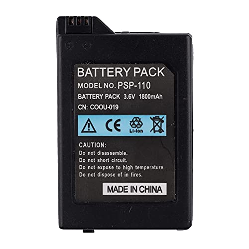 Duotipa Batería de repuesto PSP-110 compatible con Sony Fat PSP-110, PSP-1001 y PSP 1000