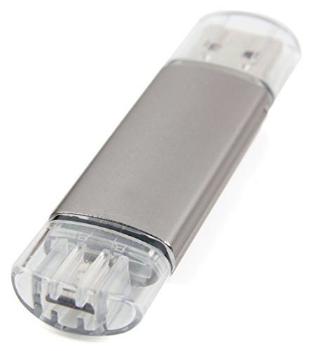 DURAGADGET Pendrive USB 2.0 con conexión USB y Micro USB - 16 GB para Portátil Medion Erazer P6689, P7651, Medion P6687 / XMG Core 15 / Acer Aspire 7 715-71G-78FD