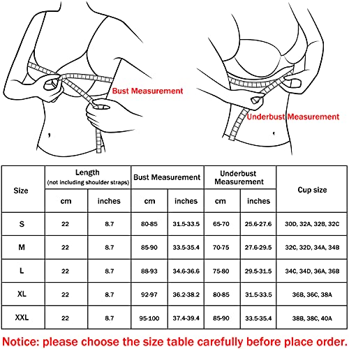 Duufin 6 Piezas Sujetador de Encaje Tipo Bralette para Mujer, 6 Colores (Negro, Beige, Blanco, Azul Marino, Gris y Burdeos, XL)