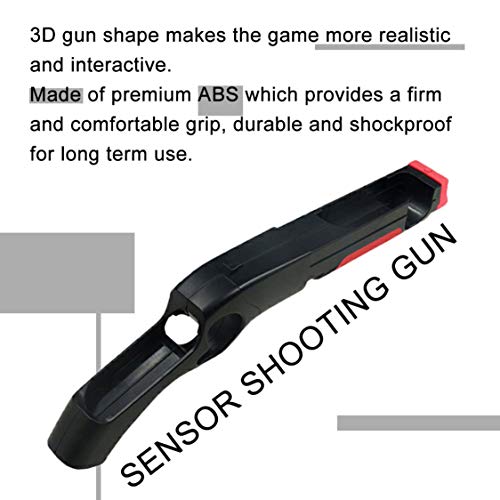 Dynamovolition Pistola de juego compatible con Nintend Switch Wolfenstein 2 Nintend Switch Wii Remote Nunchuck Shoot Juegos deportivos
