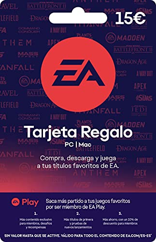 EA Tarjeta Regalo 15 € | Código para PC y Mac